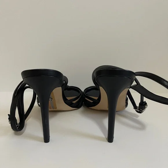 Sam Edelman Black Strappy Heels - Picture 5 of 9